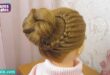 آموزش بافت مو دخترانه ساده و زیبا سری 26
