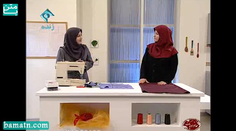 آموزش دوخت وصل سجاف و زیپ مخفی با الگو خیاطی خانم عمرانی