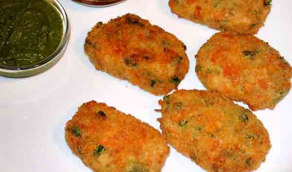 طرز تهیه کتلت مرغ پخته شده ساده مرحله به مرحله