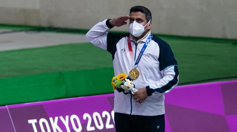 اولین طلای المپیک ایران توسط جواد فروغی تپانچه بادی 2020